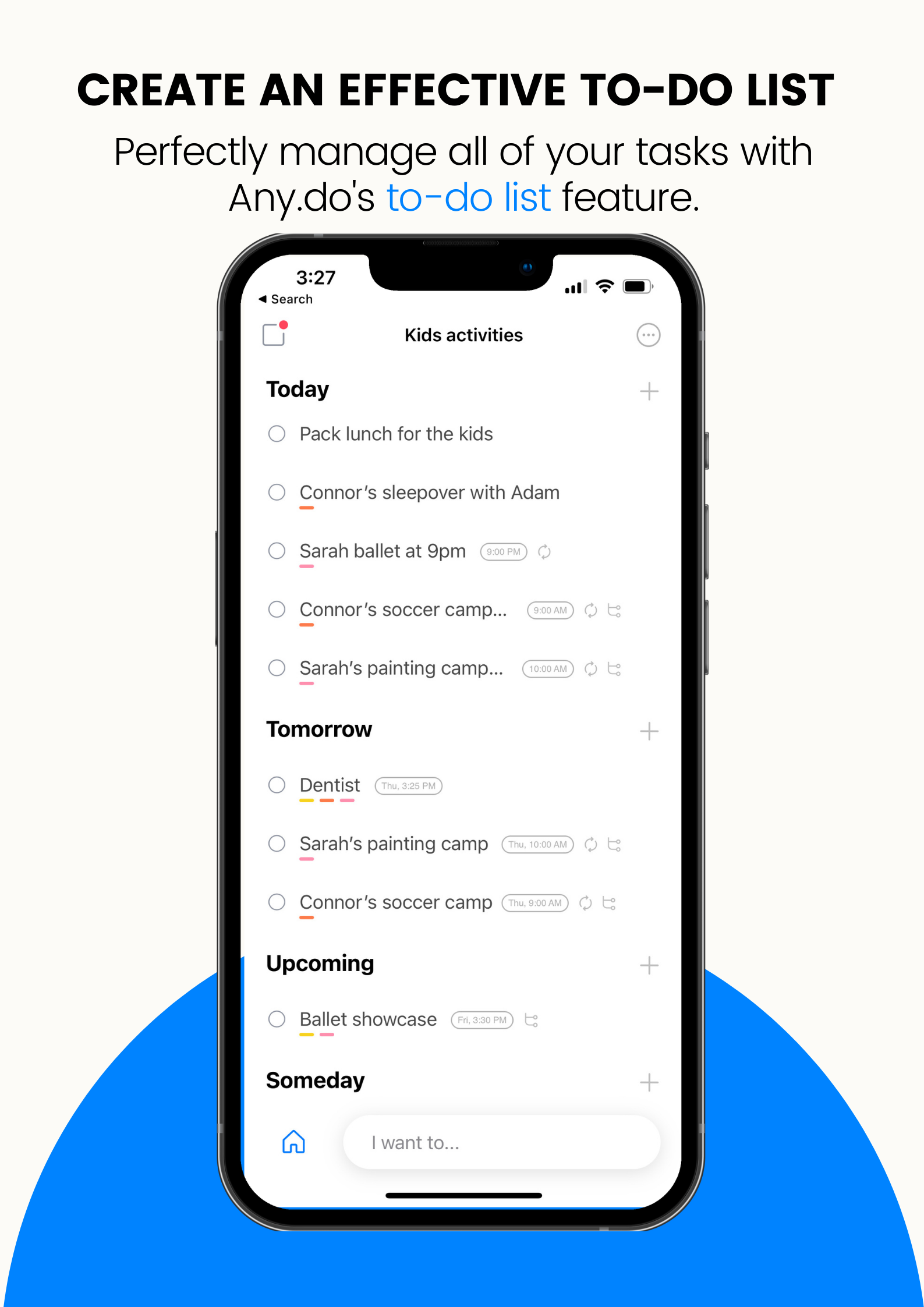 Creating an effective todo list
